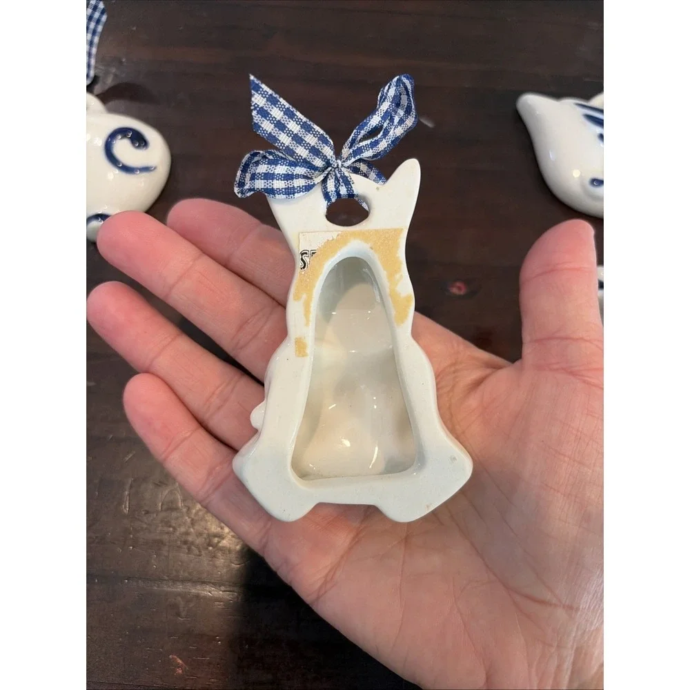 Vintage Animals Porcelain Ornaments 